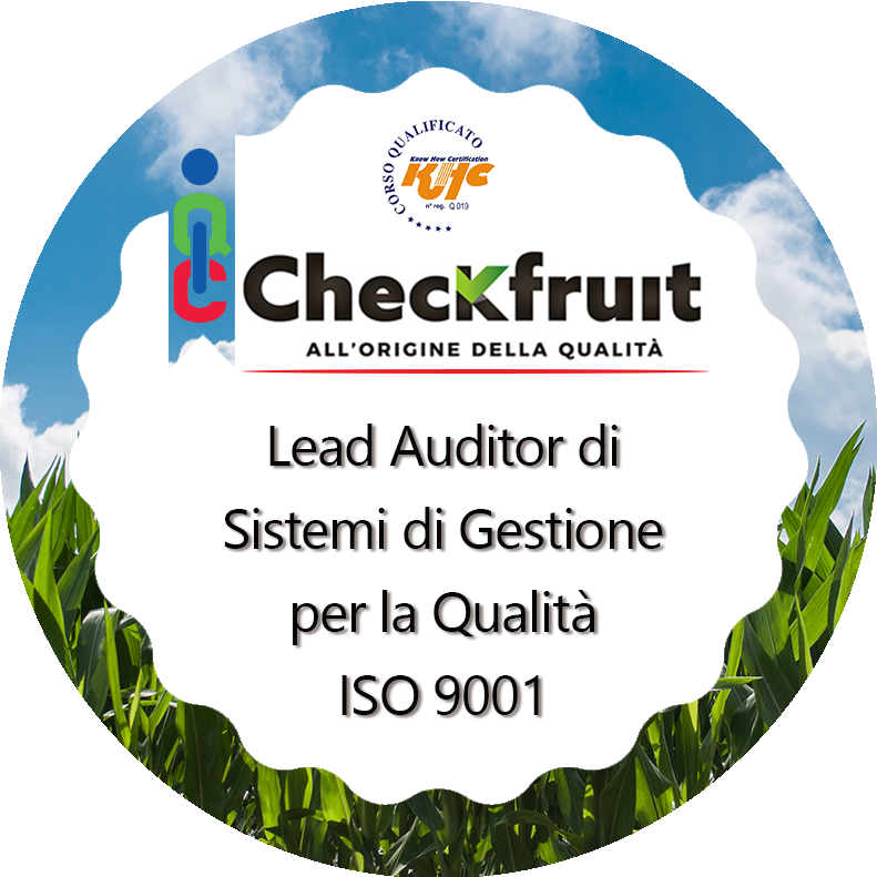 Corso per la Qualifica di Auditor/Lead Auditor di Sistemi di Gestione Qualità nel settore agroalimentare